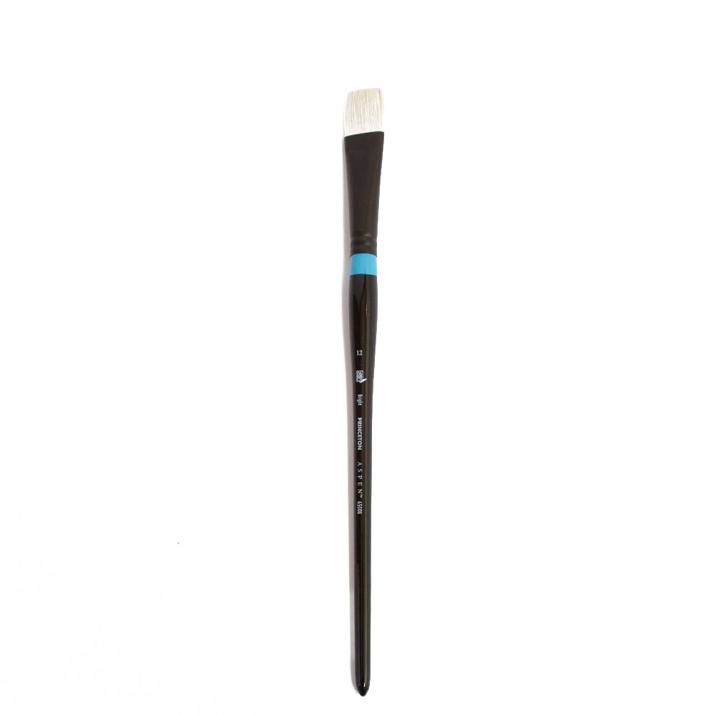 Princeton, Brushes, Art & School, SynthBristle, Oil Acryc, Aspen, Bright, 12, 398144